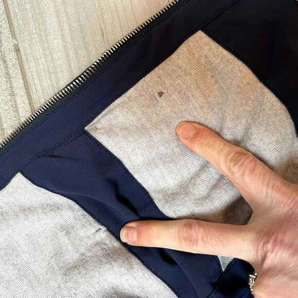 Peter Millar Golf Vest Wool Lined Monogrammed Navy Blue Size Large - Picture 4 of 8